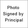 Photo signed by principal