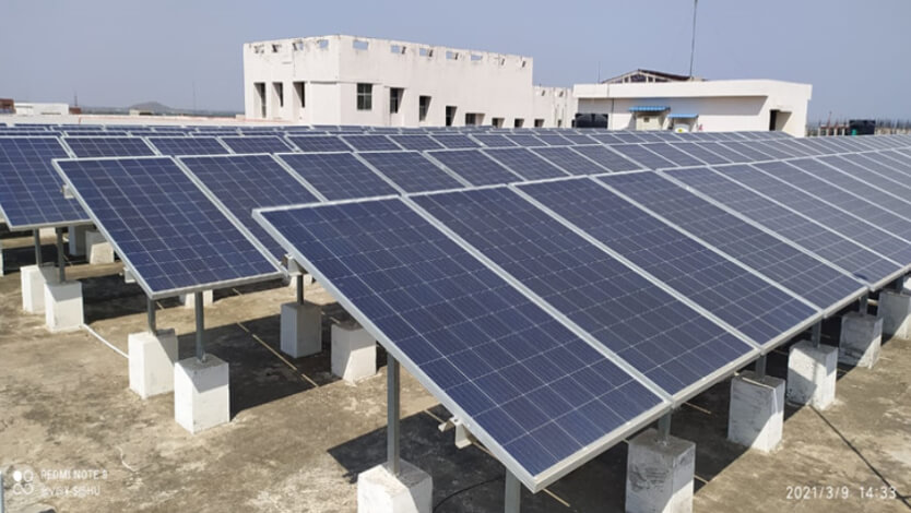 490 kW Solar Roof Top  Power Plant